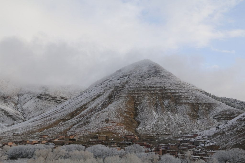 neige au maroc